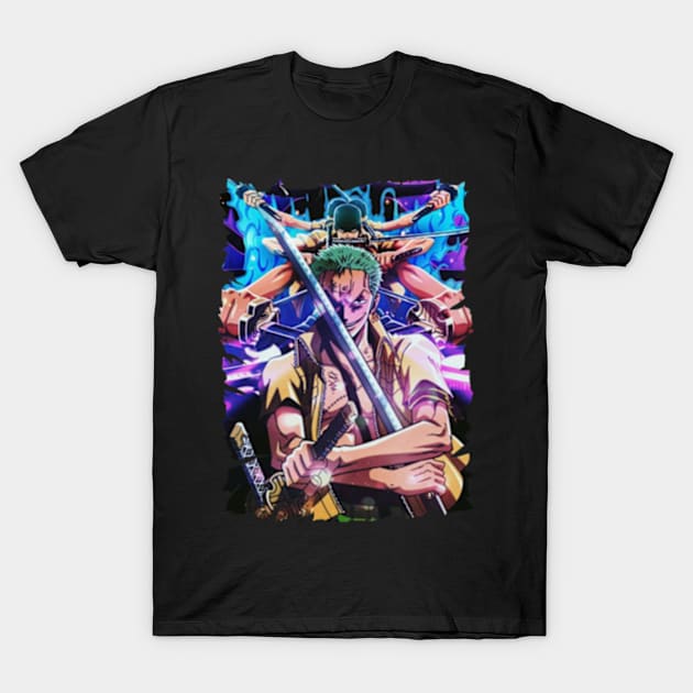 ZORO SAMURAI ANIME T-Shirt by graficklisensick666